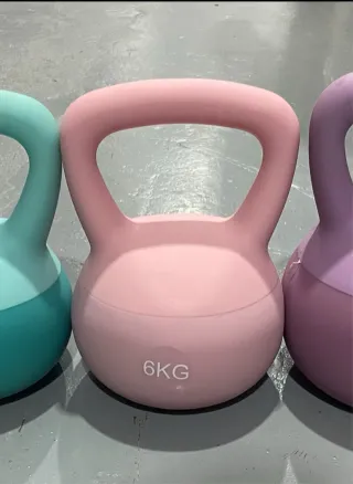 KETTLEBELL IN SABBIA E SILICONE 6 CHILI