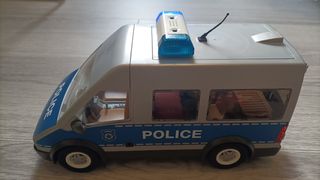 Furgón Policía Playmobil con Accesorios