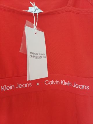 Abito Calvin Klein Jeans rosso