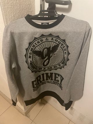 Sudadera GRIMEY gris con logo