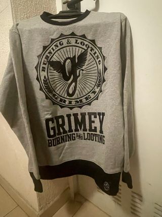Sudadera GRIMEY gris con logo