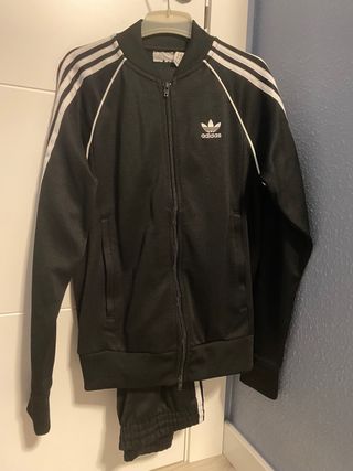 Chándal Adidas Negro y Blanco