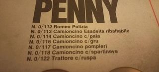 Trattore con ruspa Polistil Penny 0/122