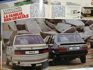 Motor 16 Enero 1988 Porsche 911 Speedster Seat