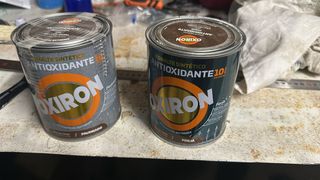 2 Potes Pintura Oxiron Antioxidante 750ml cada uno