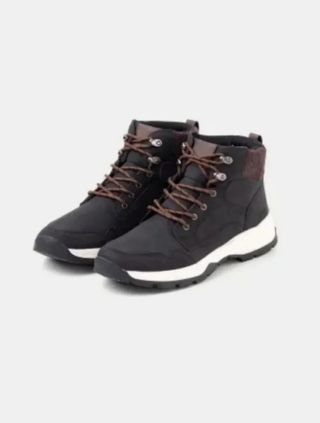 Botas de hombre negras y marrones