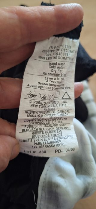 Disfraz de adulto unisex