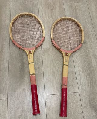 Raquetas clásicas de  madera originales