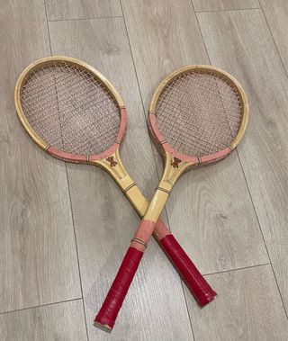 Raquetas clásicas de  madera originales