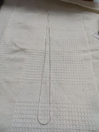 Cadena de plata fina