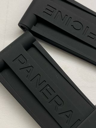 Cinturino Panerai Gomma Nero 24mm