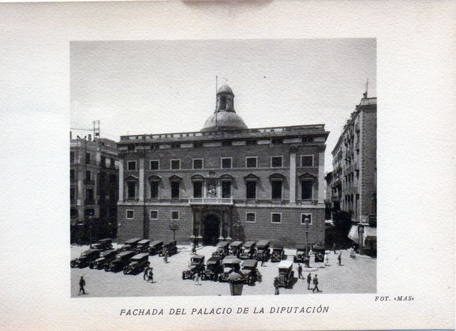 Palacio Diputación Barcelona Junio 1927