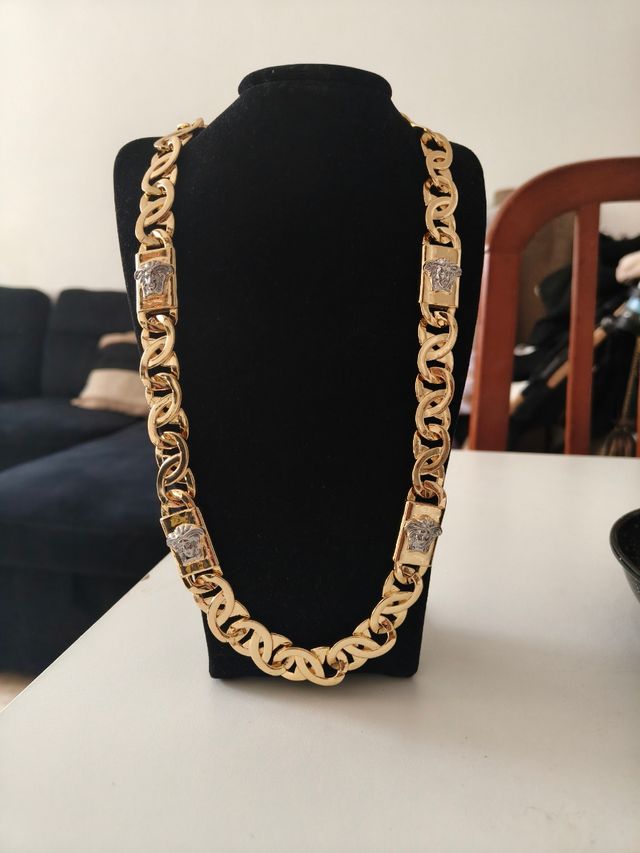 Cadena Versace Oro Laminado 65cm