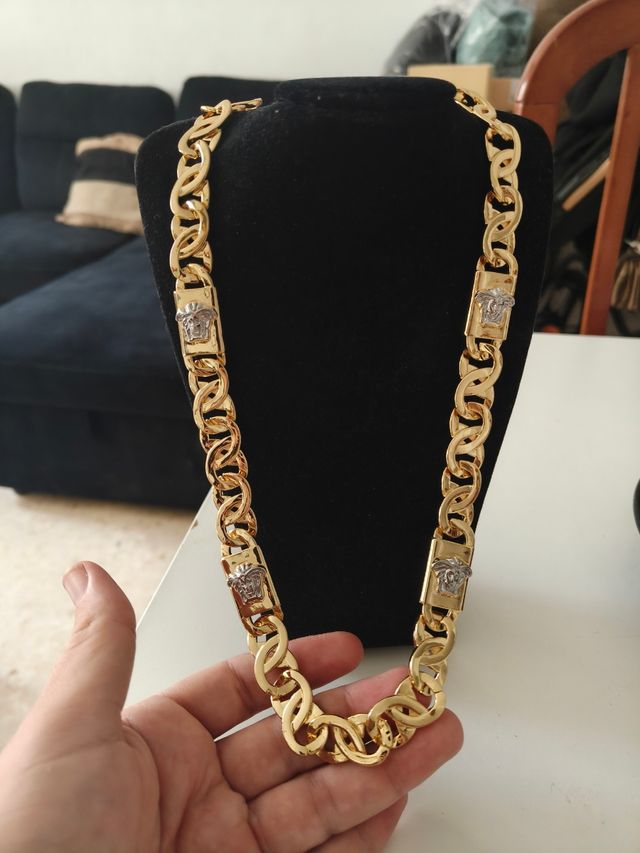 Cadena Versace Oro Laminado 65cm