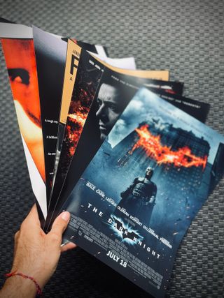 set poster film capolavori di christopher nolan