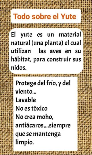 Espiral+nido/cama para agapornis/loros/pájaros