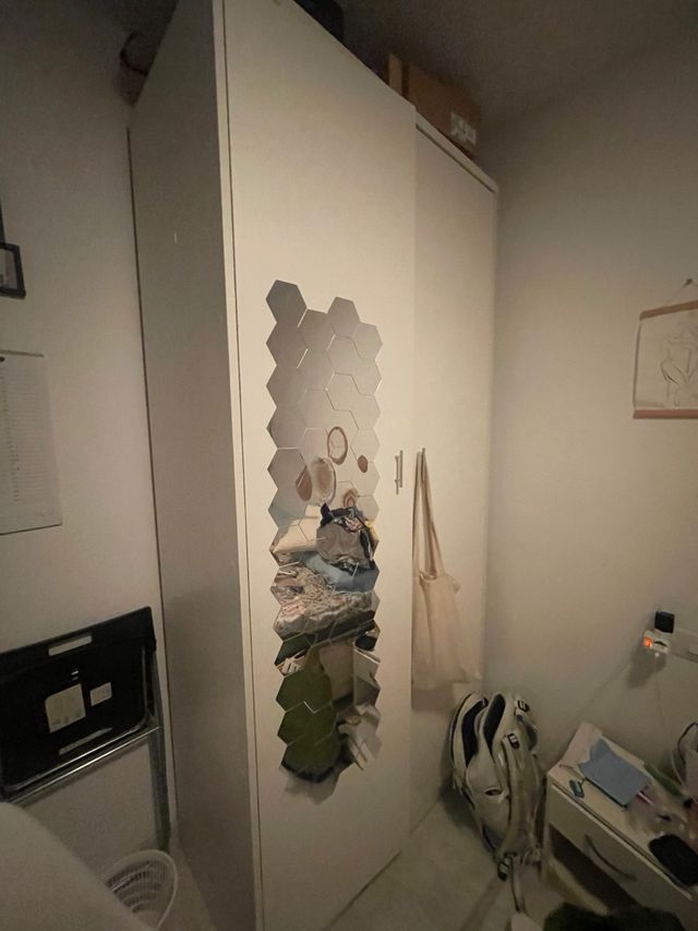 Armario blanco 2 puertas