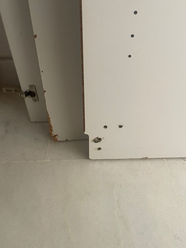 Armario blanco 2 puertas