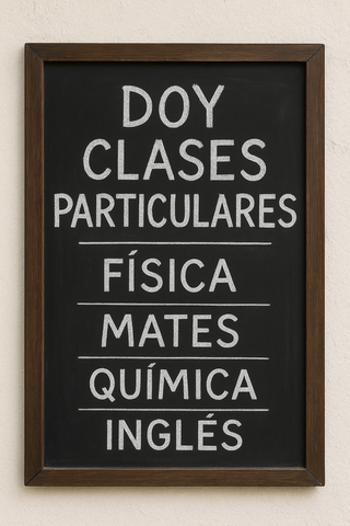 CLASES PARTICULARES DE TODO NIVEL