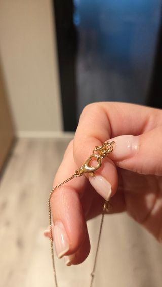 Collar Bisutería Virgo Dorado