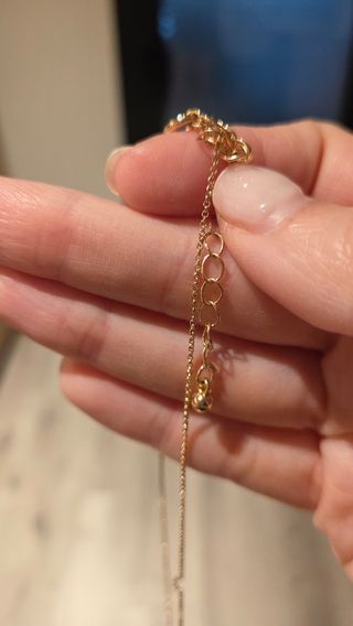 Collar Bisutería Virgo Dorado