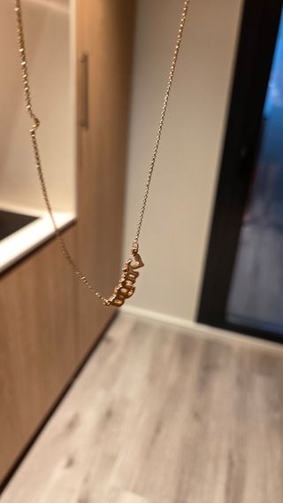 Collar Bisutería Virgo Dorado