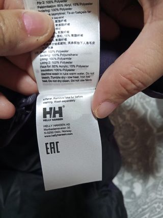 Chaqueta Helly Hansen Morada Talla L