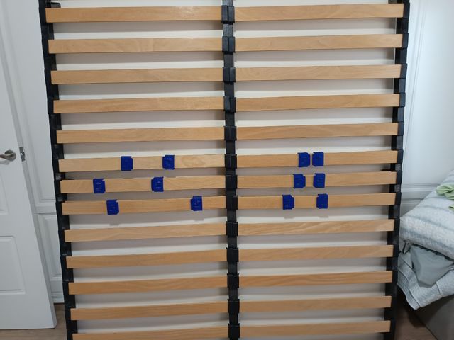 Somier 150x190 madera y metal
