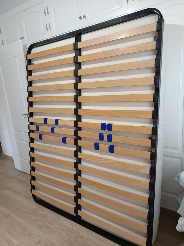 Somier 150x190 madera y metal