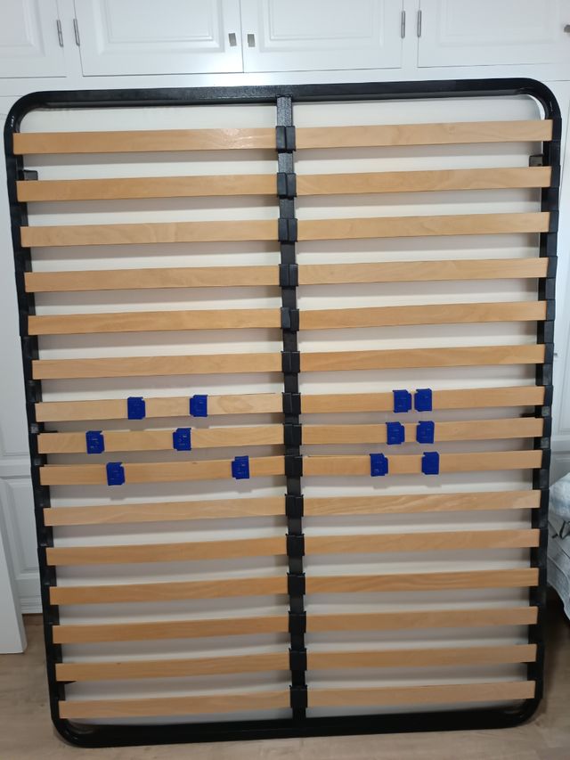 Somier 150x190 madera y metal