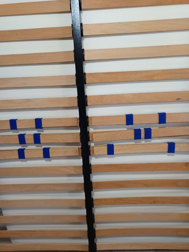 Somier 150x190 madera y metal