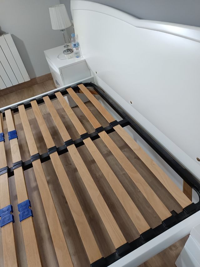 Somier 150x190 madera y metal