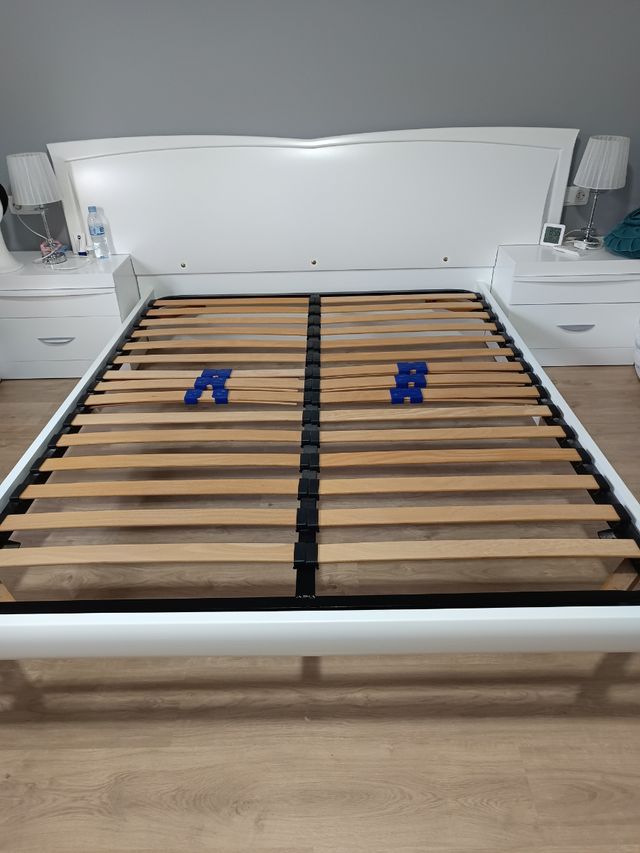 Somier 150x190 madera y metal