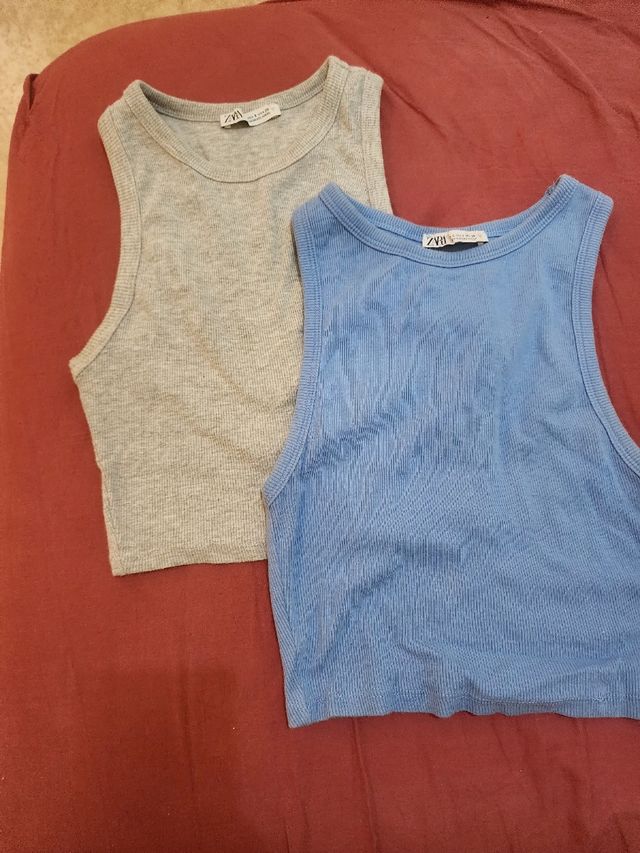 Conjunto 2 Tops Zara Mujer Talla sS