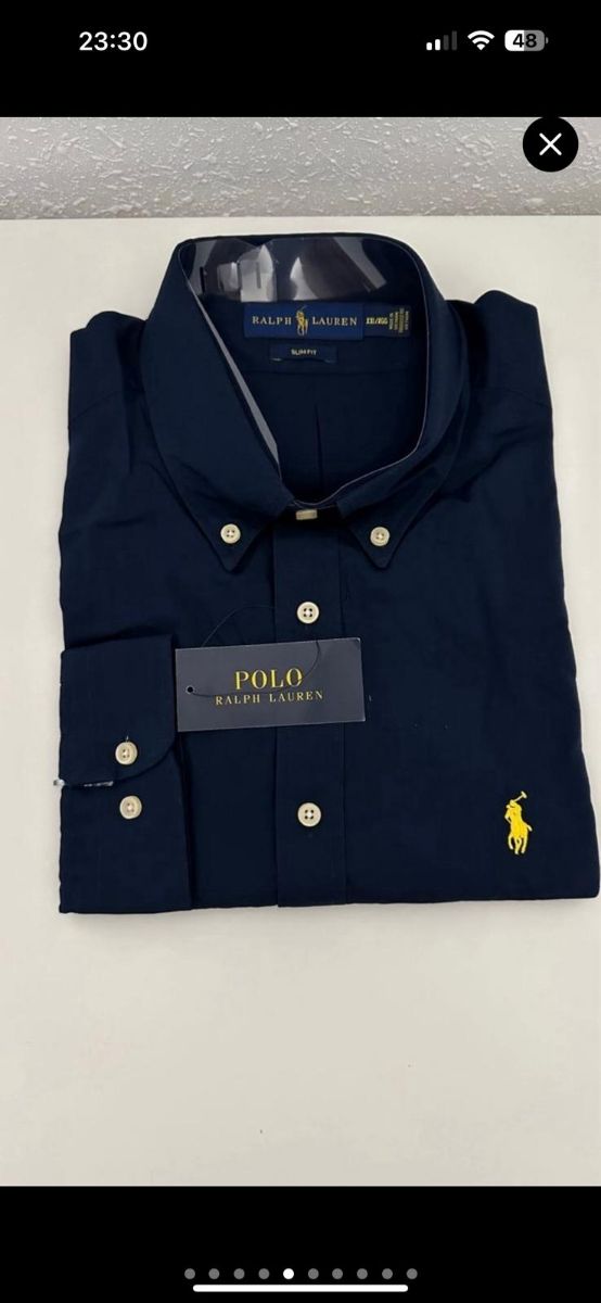 Camisa Polo Ralph Lauren Azul Talla xl