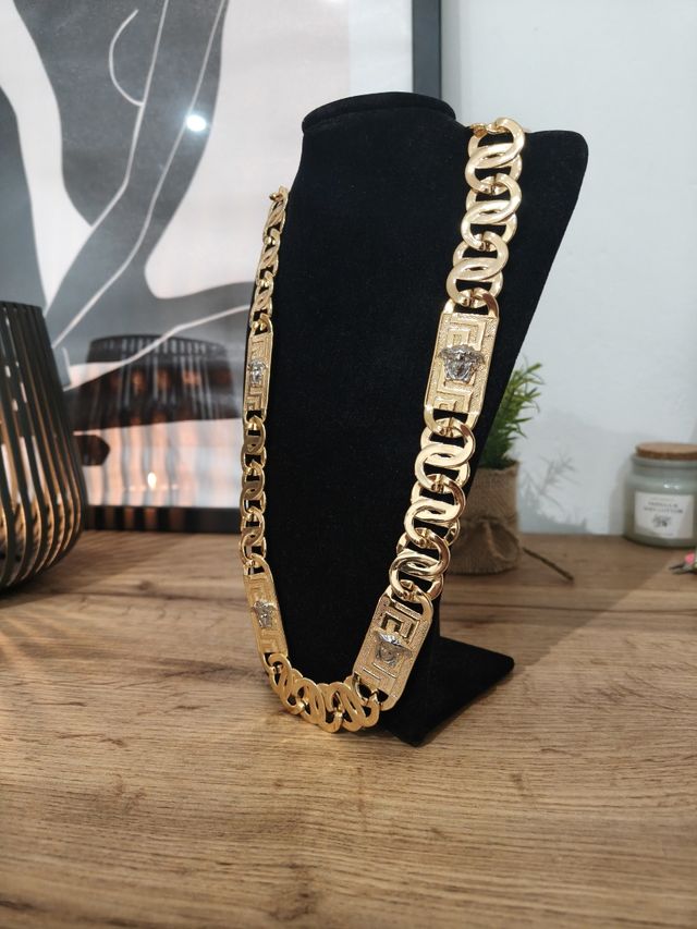 Cadena Versace Cartier 70cm laminado oro