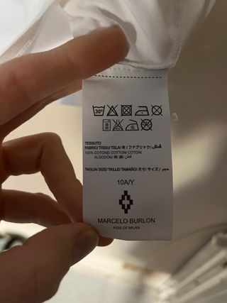 T-shirt Marcelo Burlon Bambino Tigre