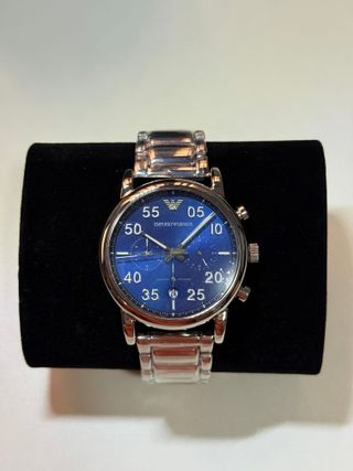 Reloj Emporio Armani Azul y Plateado