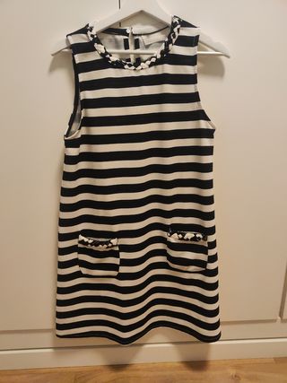 Vestido de verano rallado