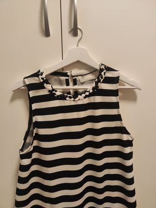 Vestido de verano rallado