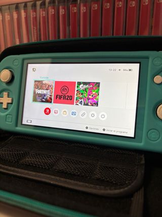 Nintendo Switch Lite Turchese + caricabatterie