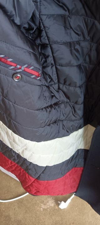 Abrigo El Ganso 3/4 Negro + Porta Abrigos