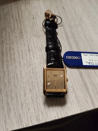 Reloj Seiko Quartz Mujer Dorado