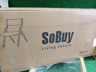 SoBuy Silla Plegable de Madera, Silla de Cocina