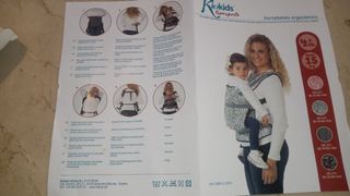 Mochila portabebés Kiokids 4m+
