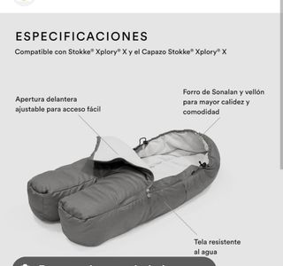 Saco de invierno Stokke Xplory original
