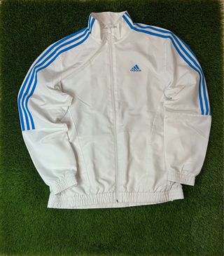 Chandal Adidas Retro blanco y azul