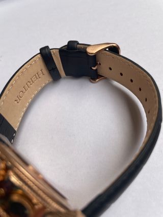 Reloj HERITOR Automático Oro rosado y Verde