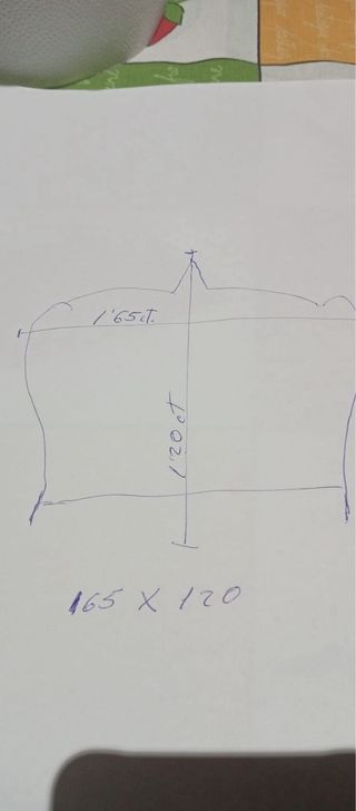 Cabecero cama antiguo 150cm