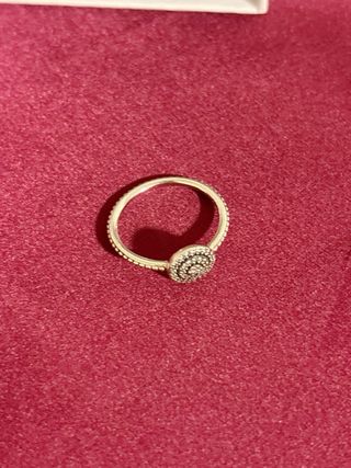 Anillo Pandora Circonita Talla 52